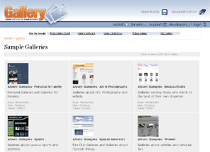 Gallery Web Hosting Example