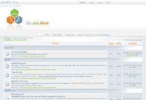 phpBB2 Web Hosting Example