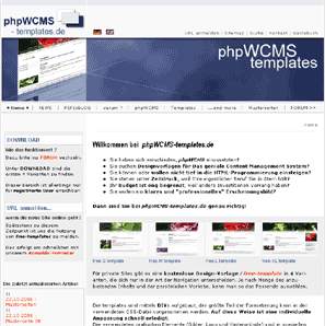 phpWCMS Web Hosting Example